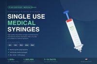 Disposable, Single Use Medical Syringes