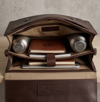 Genuine Leather Messenger Bag For Men
