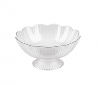 Plastic Flower-shaped Plate/ Bowl With