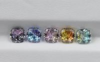 Cushion Cut Colorful Moissanite Loose Stones