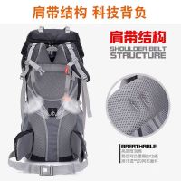 Unisex Canvas Camping Hiking Backpack, Water