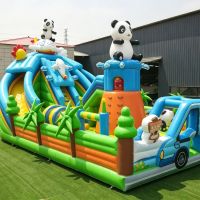 Panda Inflatable Castle