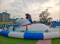 Inflatable water park