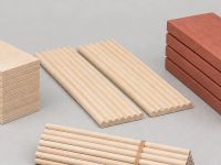 Pre-Grooved Wooden Pencil Slats For