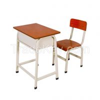 Contemporary Metal Wood Student Desk And