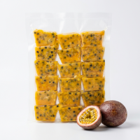 Frozen Passion Fruit Cubes &acirc;�� IQF Passion Fruit Pulp Dices, Vacuum Packed for Food & Beverage Industry