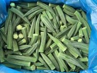 Frozen Whole Green Okra High Quality Vietnam Origin Wholesale