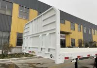 Heavy Duty Flatbed Semi Trailer 3 Axle 40 Ton