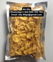 Bulk Vacuum Fried Jackfruit from Vietnam Crispy Tropical Fruit Snack Chips for Retail Food Service and Wholesale Distribution