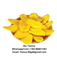 Vietnam Dried Mango Strips Made from Premium Ripe Tropical Fruit for Snack Products Cereal Topping Baking and Food Ingredient