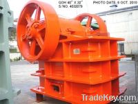 Used GOH 40inch x 32inch Single Toggle Jaw Crusher
