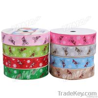 Bear printed ribbon