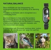 Liberator cat collar with save birds lives.your pet's best friend