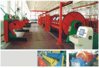 Rigid frame stranding machine