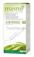 Organic and Natural Cotton Cardboard Applicator Tampons