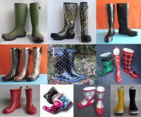 Various Ladiesâ€² Rubber Rain Boots, Women