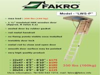 Attic Ladder- Folding, wooden Ladder