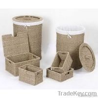 Seagrass storage baskets