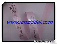 2012 foil printed satin ribbon