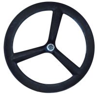 Carbon bicycle wheel