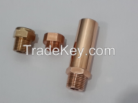 Spot welding electrode adapter