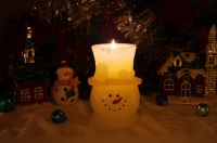 Christmas Wax Flameless Candle
