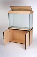 Glass Aquarium Complete With Cabinet &amp
