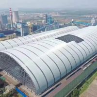 Large Span Steel Space Frame Structure Coal Storage Shed Supplier