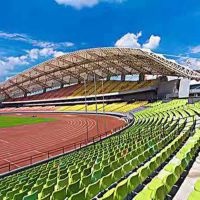 Prefabricated Large Span Steel Space Frame Stadium Roof Bleacher