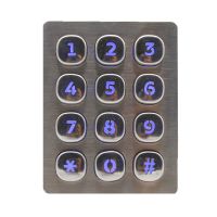 Waterproof Style 12keys Backlight  USB/PS