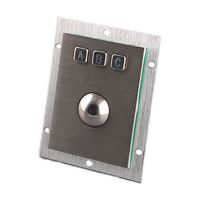 Waterproof Trackball Keypad Stainless Steel Industrial