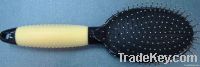 Memory gel grip stainless steel pins brush