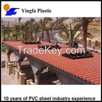 PVC Roof Tiles For Villa
