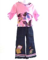 3 Pc Baby/Toddler Jeans Set - Pixy Friends (6 Sizes)