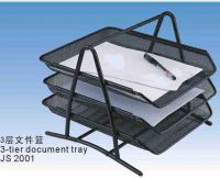 3-tire document tray