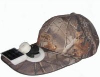 solar fan cap