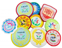 Custom Shaped Brand Name Woven Label