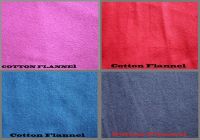 Dyed cotton flannel cloth, brushed cotton fabric