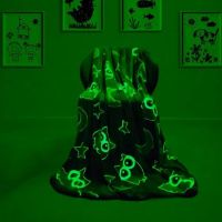 Decor Blankets for Toddler Glow in the Dark Blanket Gifts for Boys Birthday Gifts for Kids Owl Toys for Kids Old Kids Blanket
