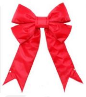 structual 3D red nylon Christmas bow
