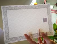 UVinvisible Logo Printing Watermark Paper Security