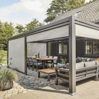 Modern Motorized Opening Roof Waterproof Aluminum