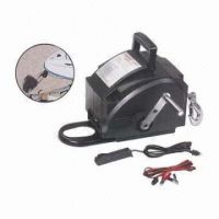 3,000-Pound Electric Winch with Mounting Plate and Accessories