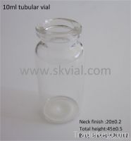 10ml tubular glass vial for injection type I