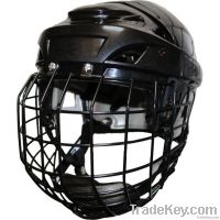 Ice hockey helmets with cage/combo