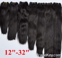 18 inches indian remy hair weft hair weaving