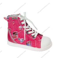 1616838 High Top Girl Canvas Shoes