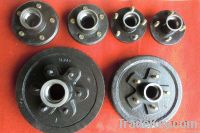 wheel hub and brake drum for trailer