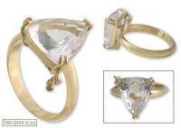 'Twinkling Triangle' Ring