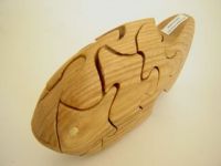 3D Wooden Puzzle - Alenguer Red Fish